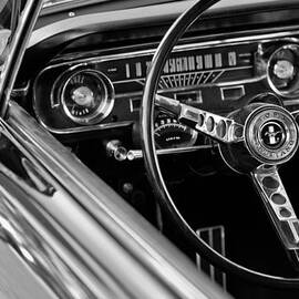 1965 Shelby prototype Ford Mustang Steering Wheel by Jill Reger