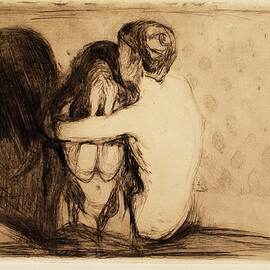 Consolation by Edvard Munch