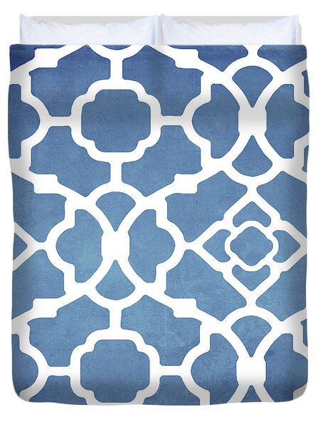 Moroccan Blues #2 Duvet Cover