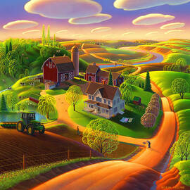 Spring on the Farm by Robin Moline