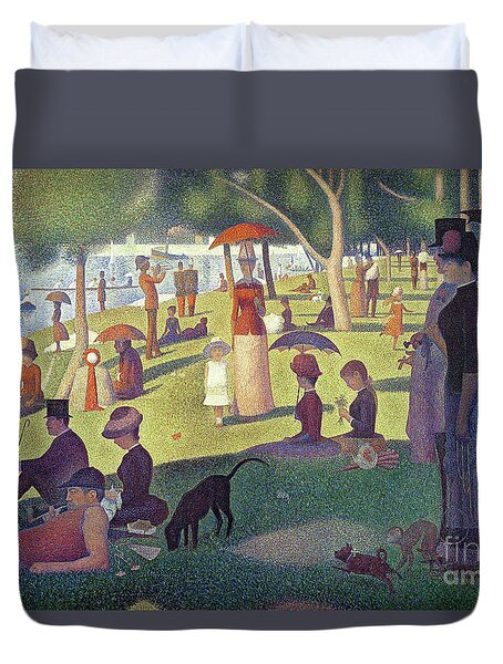 Sunday Afternoon On The Island Of La Grande Jatte Duvet Cover
