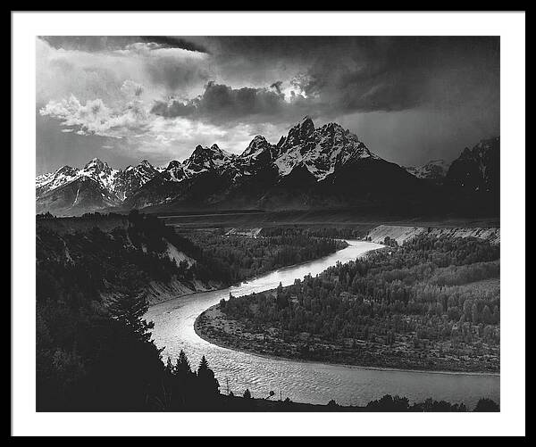 The Tetons And The Snake River 1942 #1 Framed Print