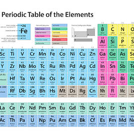 Periodic Table of Elements by Michael Tompsett