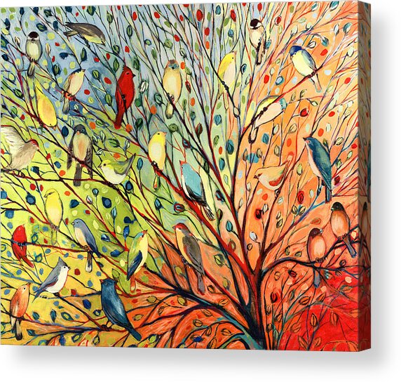 27 Birds Acrylic Print