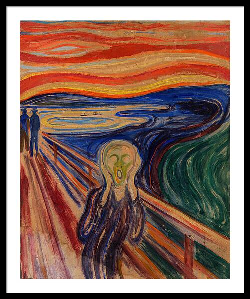 The Scream Framed Print