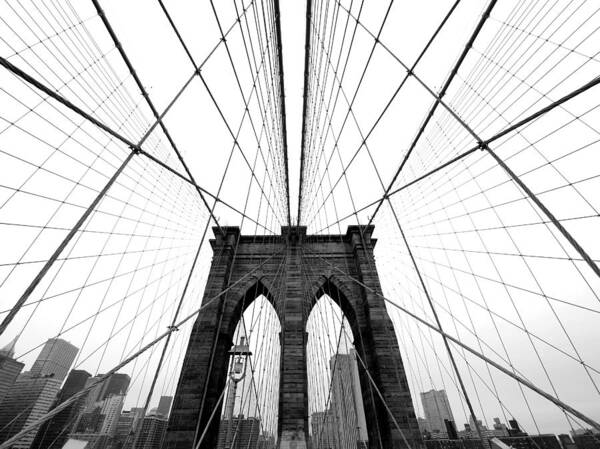 Wall Art - Photograph - NYC Brooklyn Bridge #5 by Nina Papiorek