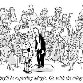 A Baseball Catcher Speaks To An Orchestra by Robert Leighton