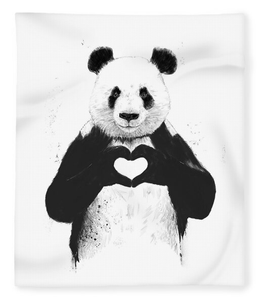 All You Need Is Love Fleece Blanket