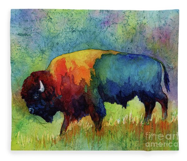 American Buffalo Iii Fleece Blanket