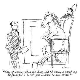 And, Of Course, When The King Said 'a Horse by Al Ross