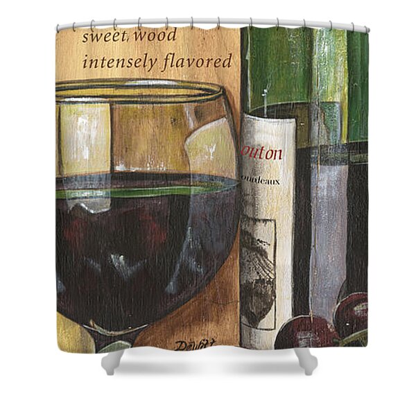 Cabernet Sauvignon Shower Curtain