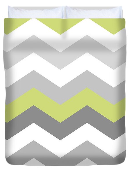 Calyx Chevron Pattern Duvet Cover