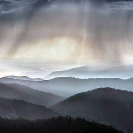 Clearwater National Forest Storm by Leland D Howard