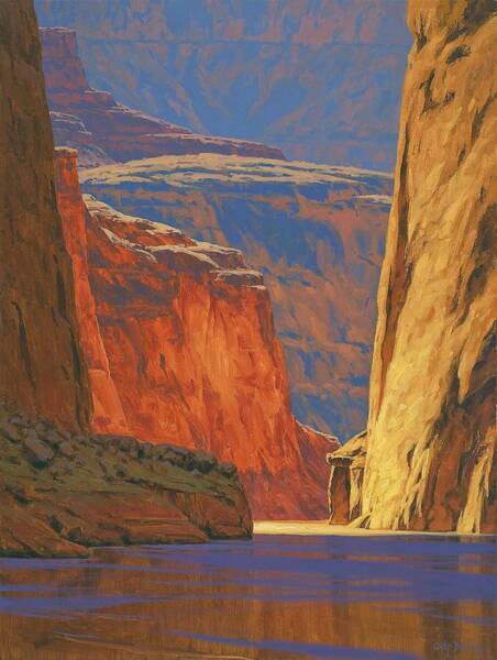 Deep In The Canyon Art Print
