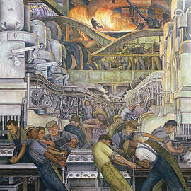 Detroit Industry  North Wall by Diego Rivera