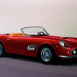 Ferrari 250 GT California Spyder 1957 Painting by Paul Meijering
