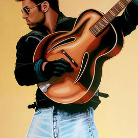 George Michael Painting by Paul Meijering