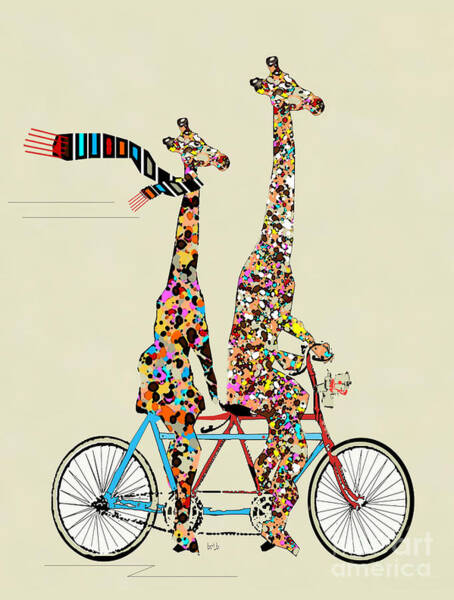 Giraffe Days Lets Tandem Poster