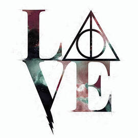 Harry Potter Love Always Watercolor II by Ink Well