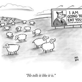 He Tells It Like It Is by Paul Noth