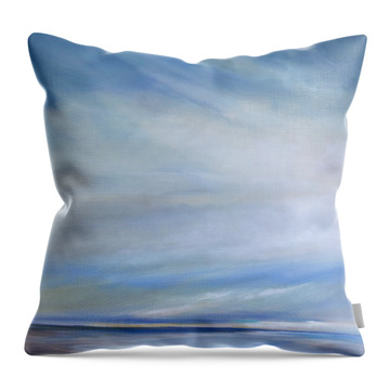 Heavenly Light Triptych I Throw Pillow