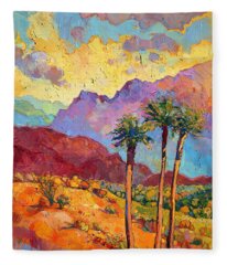 Impressionism Fleece Blankets for Sale