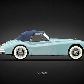 Jaguar XK140 by Mark Rogan