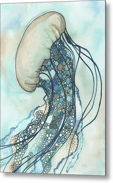 Jellyfish Ii Metal Print