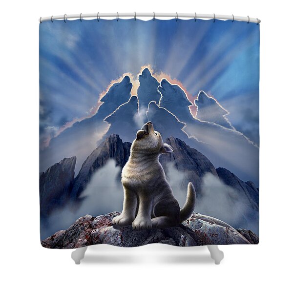 Leader Of The Pack Shower Curtain