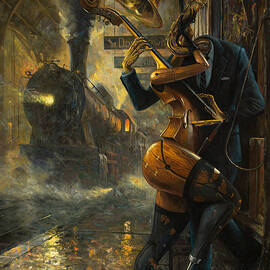 Life is a Dance in The Rain V  by Adrian Borda