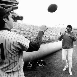 Mets Tom Seaver Warms Up Jets Joe by New York Daily News Archive