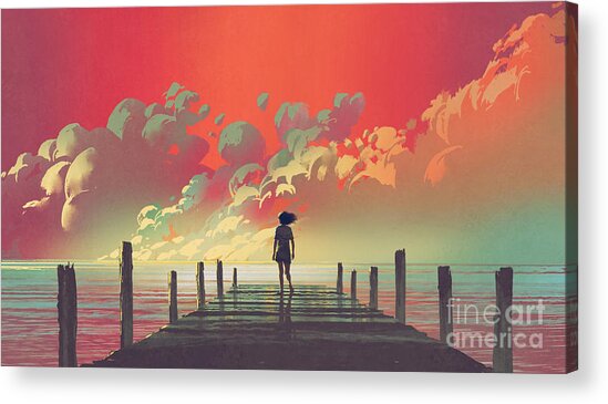 My Dream Place Acrylic Print