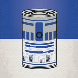 MY STAR WARHOLS R2D2 MINIMAL CAN POSTER by Chungkong Art