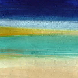 Ocean Blue 3- Art by Linda Woods by Linda Woods