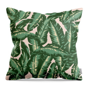Palm Print Throw Pillow