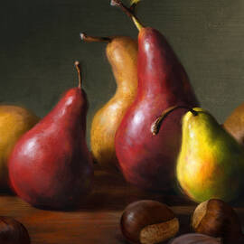 Pears with Chestnuts by Robert Papp