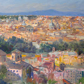 Rome View from Gianicolo by Ylli Haruni