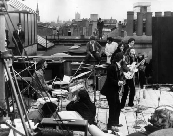 Wall Art - Photograph - Rooftop Beatles by Express