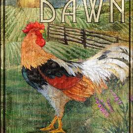 Rooster Signs 4 by Paul Brent