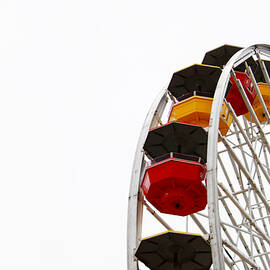 Santa Monica Pier Ferris Wheel- by Linda Woods by Linda Woods