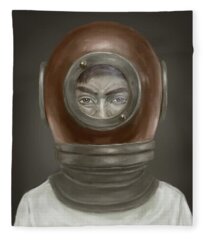 Portraits Fleece Blankets for Sale