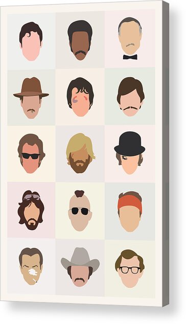 Seventies Movie Dudes Acrylic Print