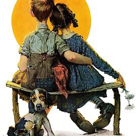 Sunset by Norman Rockwell