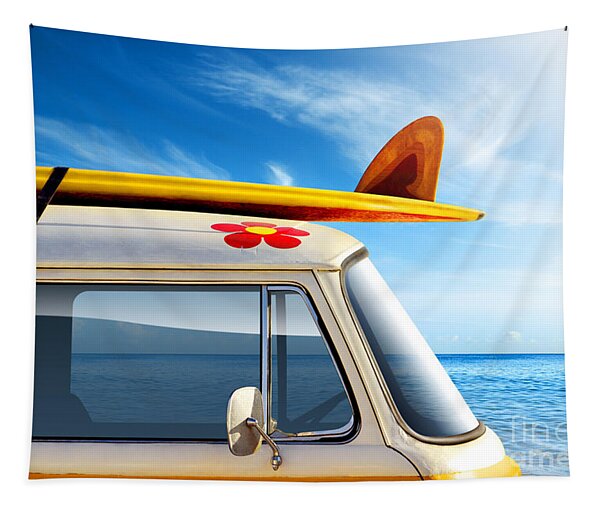 Surf Van Tapestry