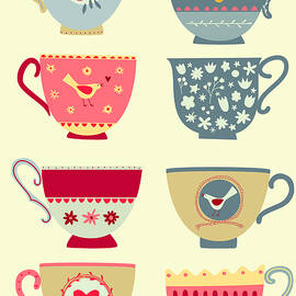 Tea Cups by Nic Squirrell