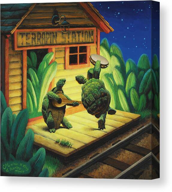 Terrapin Station Canvas Art Print by Chris Miles