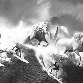 The Guinness Surfer by JPW Artist