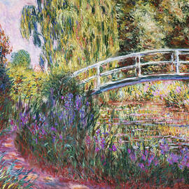 The Japanese Bridge by Claude Monet