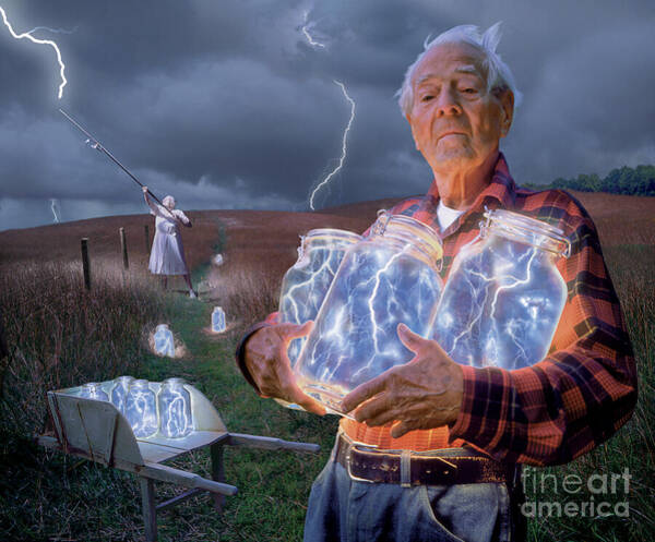 Wall Art - Photograph - The Lightning Catchers by Bryan Allen