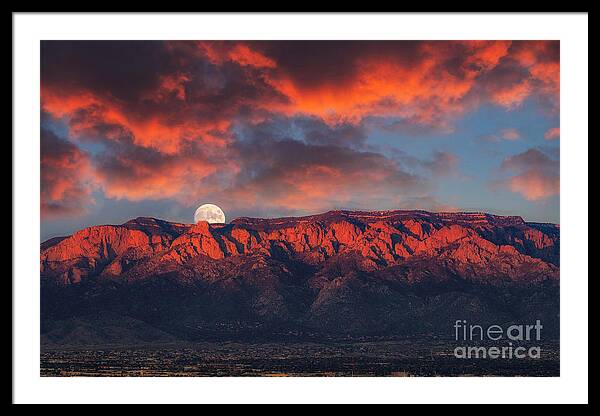 The Majestic Sandias Framed Print